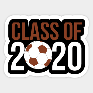 Soccer Fan Gift for High School Senior Boy Class of 2020 Sticker